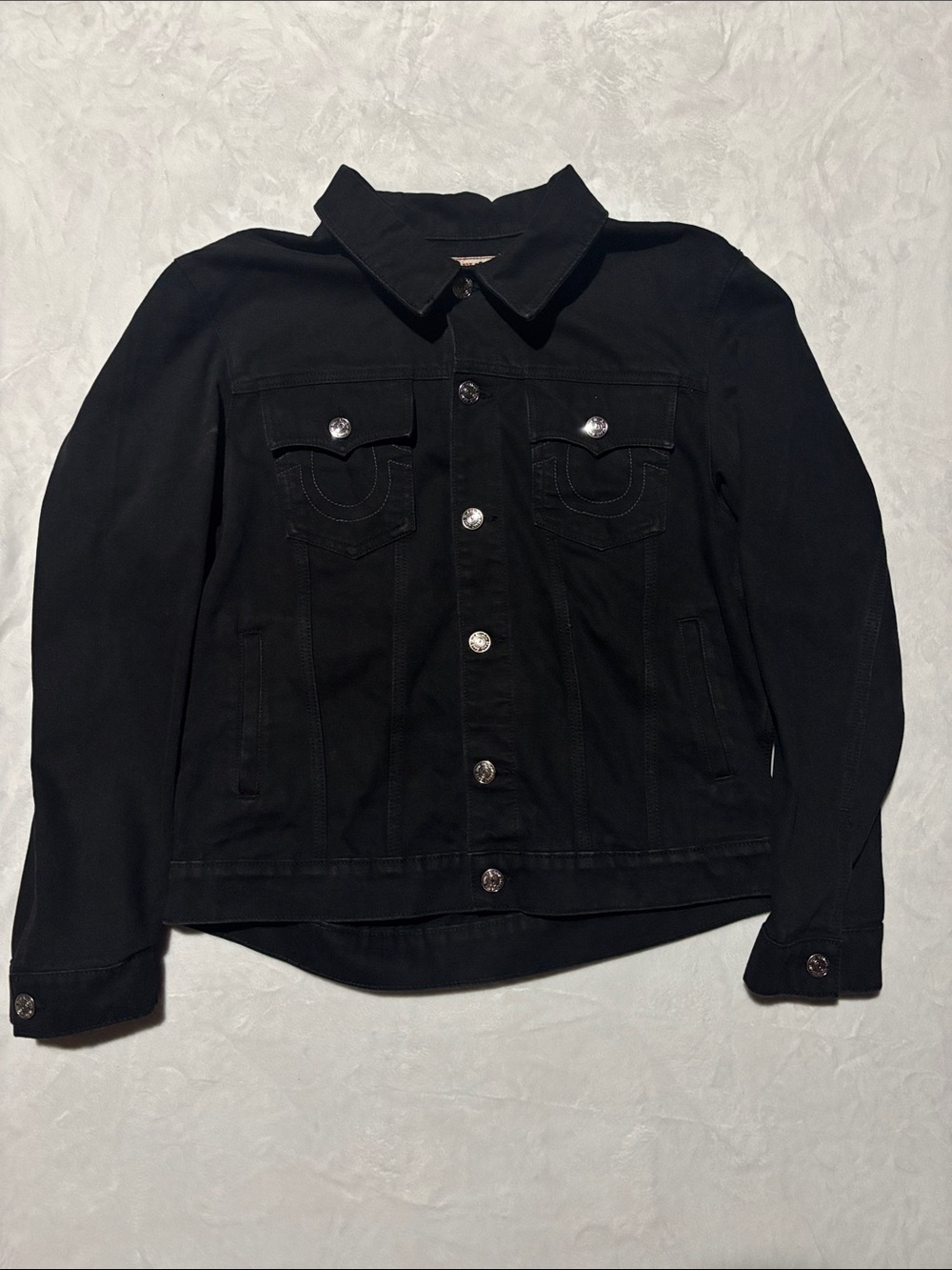 True Religion Black Denim Jacket
